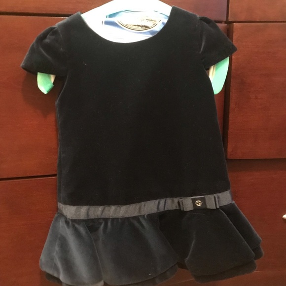 gucci navy blue dress